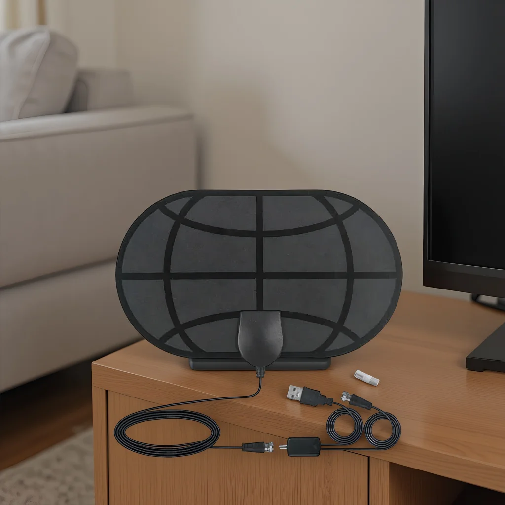 

Мощная цифровая ТВ-антенна с высоким коэффициентом усиления 25 дБ для приема 4K Ultra HD с усилителем сигнала на расстояние до 980 миль