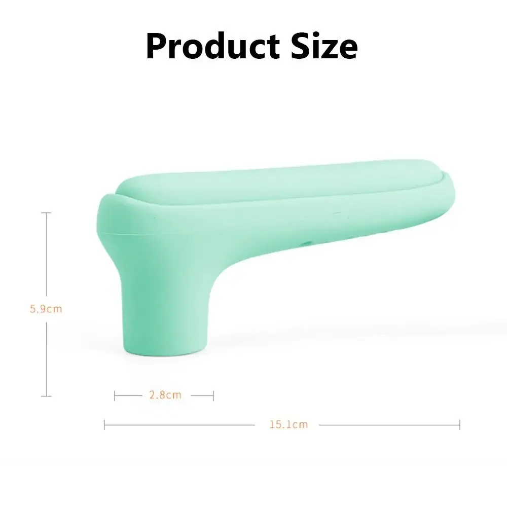 2 SZT. Grube, antystatyczne, antykolizyjne nakładki na klamki do drzwi, silikonowe ochraniacze ścienne, osłony na uchwyty