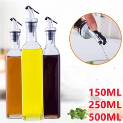 150ML/250ML/500ML Oil Pot Plastic Leak-proof Kitchen Seasoning Soy Sauce Vinegar Bottle Transparent Olive Oil Bottle