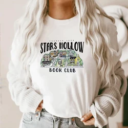 Stars Hollow Book Club Shirt Gilmore Girls Rory Lorelai Dragon Fly Inn Luke's Diner Chilton Bookish T-Shirt Vintage Design Gift