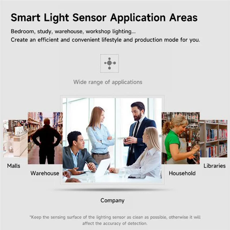 

Новинка! Tuya Zigbee, датчик освещенности, датчик яркости, обнаружение яркости в реальном времени, управление приложением для автоматизации умного дома