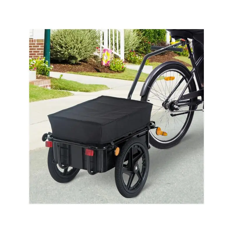 

Велосипедный грузовой прицеп для легкой транспортировки и перевозки, легкий и прочный дизайн