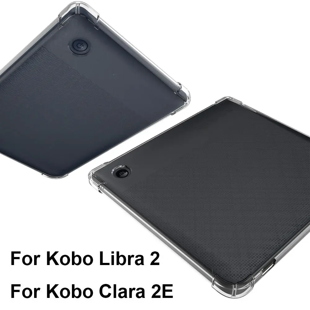 Transparent TPU Soft Back Cover Protective Shell Funda Shockproof E-book Reader Case For Kobo Libra 2/Kobo Clara 2E