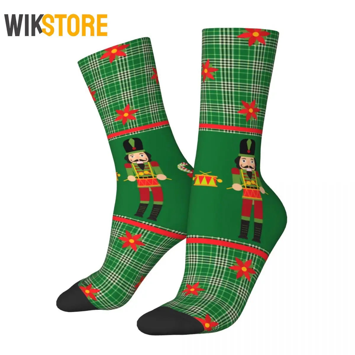 

Funny Male Men Socks Hip Hop Christmas Nutcracker Fashion Sport Women's Socks Spring Summer Autumn Winter Breathable Crazy Sock