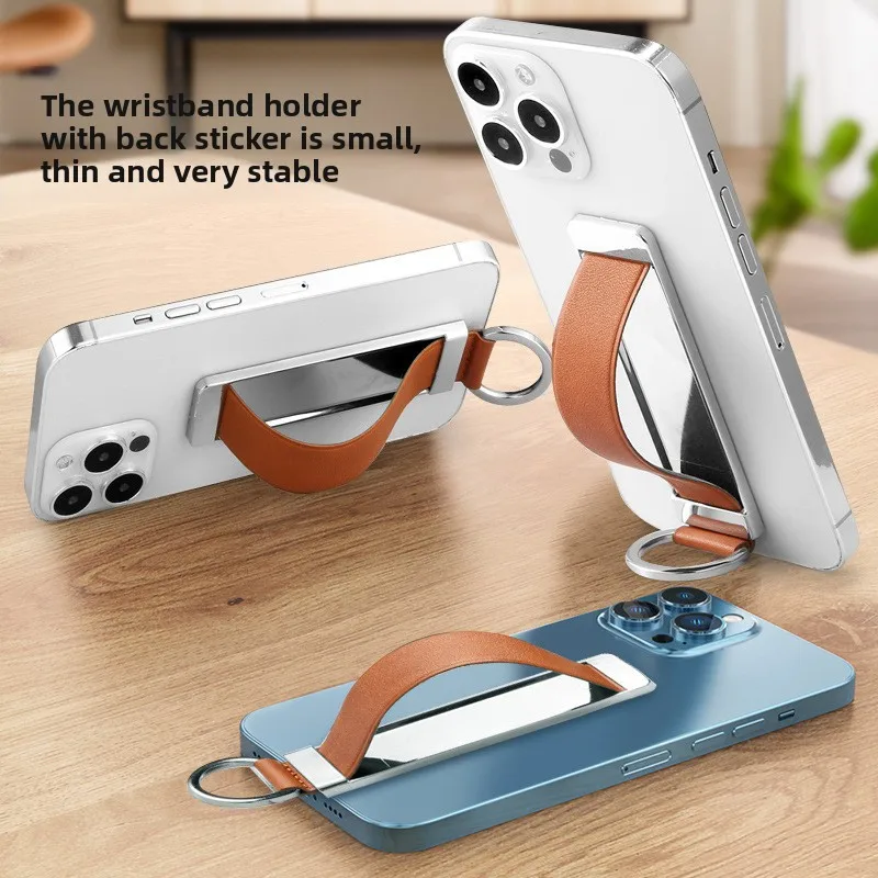 

Универсальный держатель на ремешке для телефона с кольцевой подставкой, ручка для пальцев для настольного и ручного использования. Подходит для использования со всеми моделями телефонов.