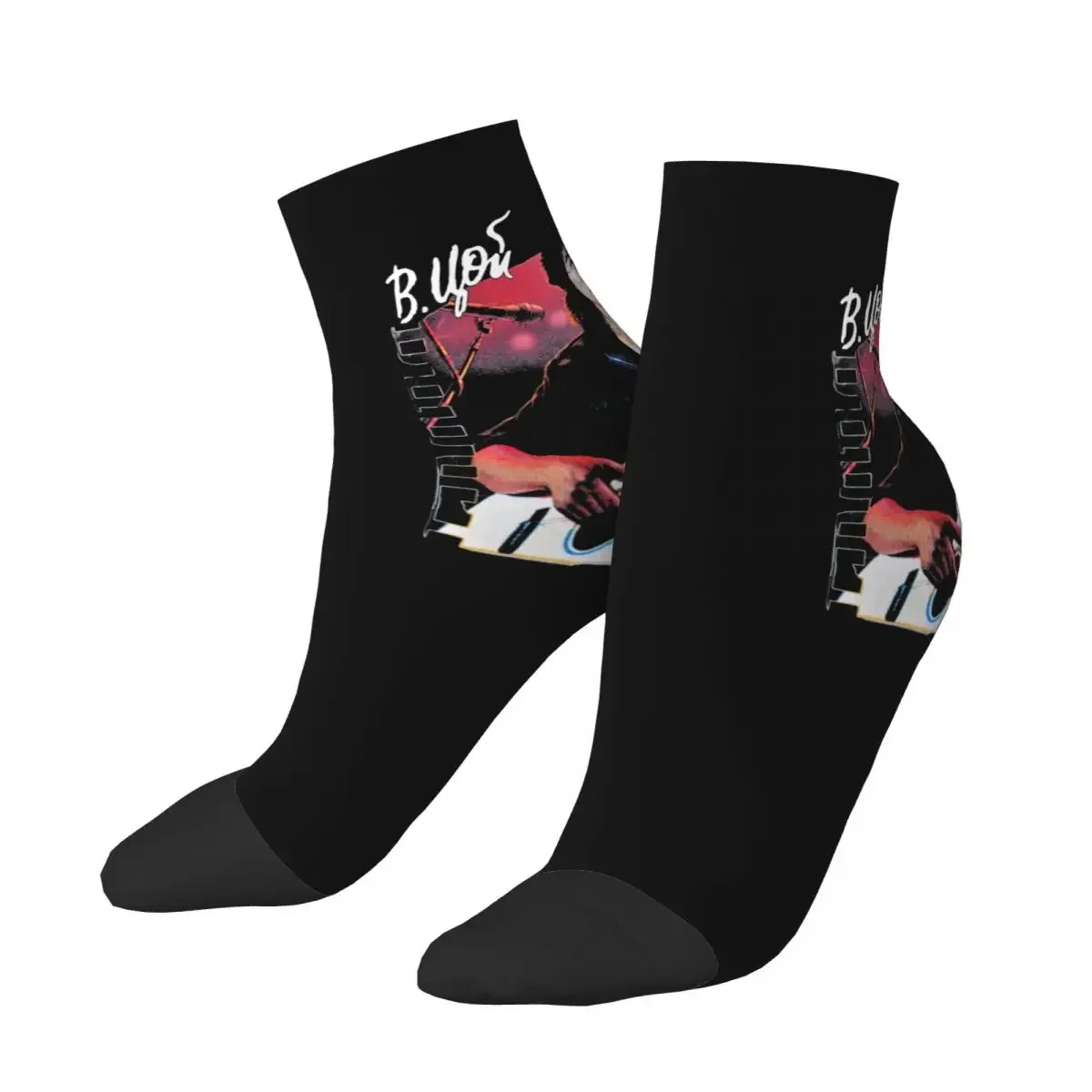 Cool Vintage Viktor Tsoi Is Alive Socks Women Men Warm 3D Printed Russian Rock Band Legend Kino Sports Basketball Socks