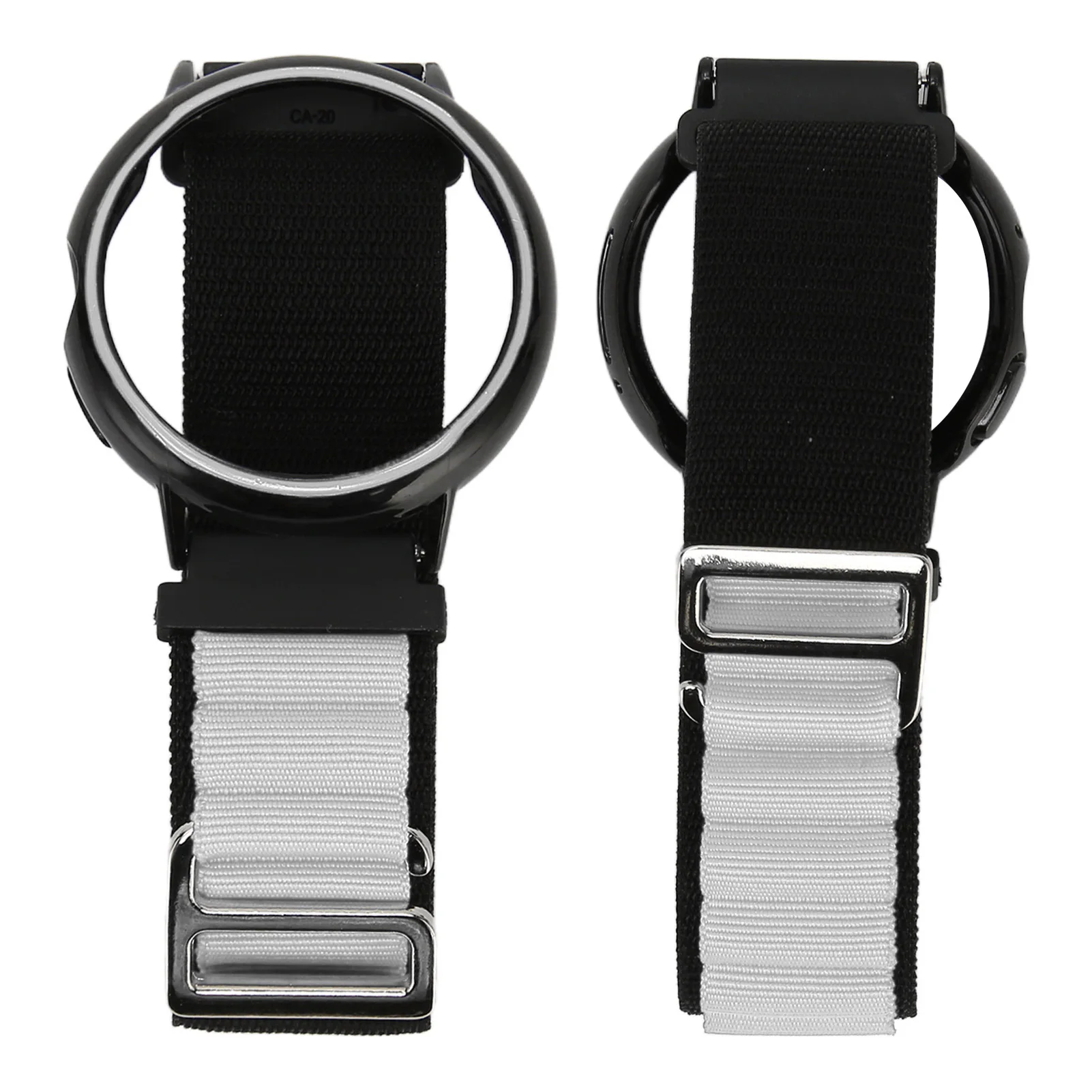 حزام ساعة منسوج من النايلون المطاطي مع حافظة ممتصة للصدمات بلاستيكية مناسبة لساعة Google Pixel