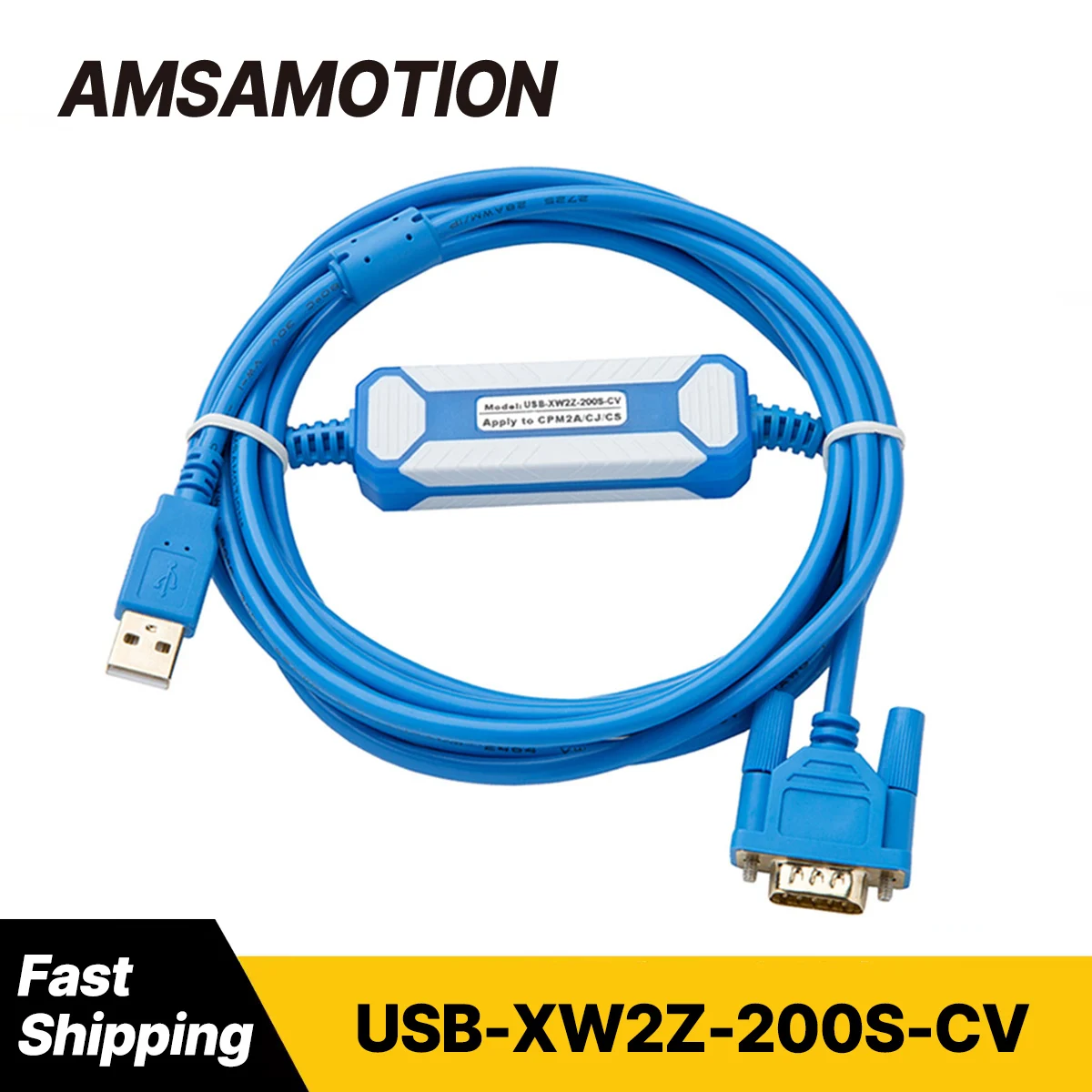 USB-XW2Z-200S-CV Programming Cable Suitable for Omron CQM1/C200HE/CS Series PLC Download Cable