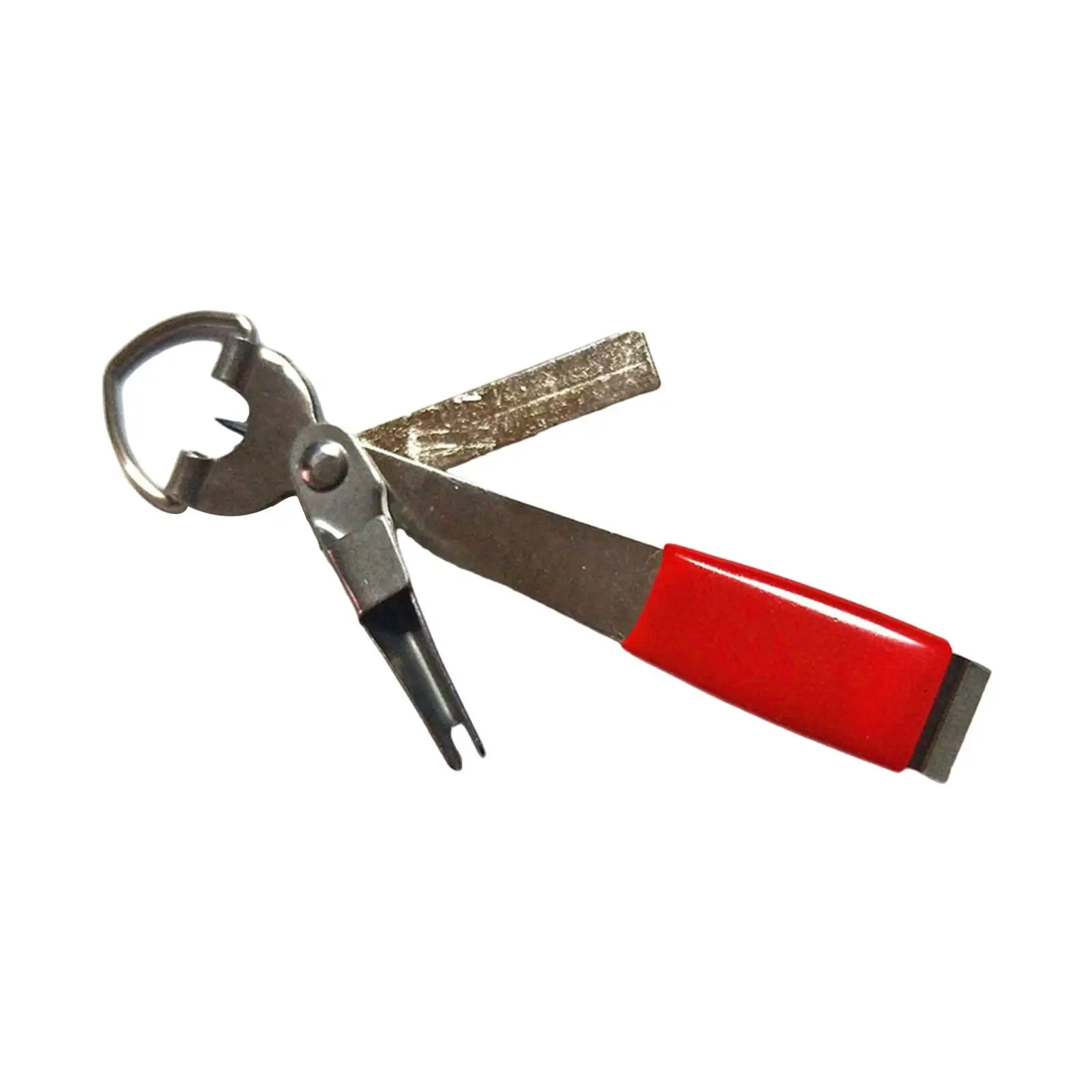 Ergonomic Fly Fishing Clipper 4 in 1 Quick Knot Tying Tool Line Cutter for Travel Tackle Bag