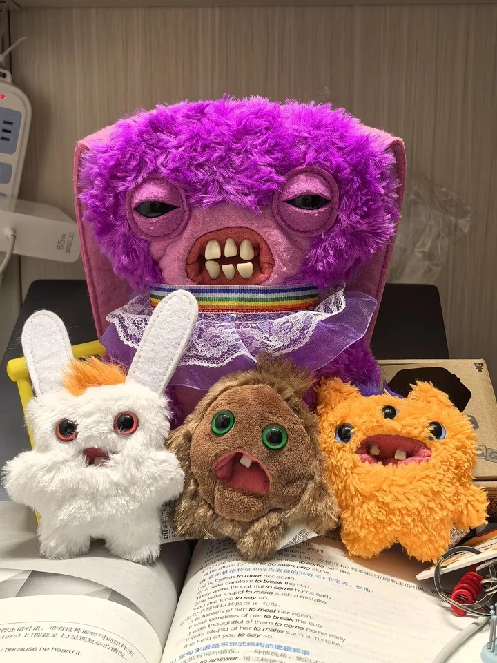 

Genuine Fuggler Mini Monster Plush Toy Baby Fur Dolls Cute Monster Figurine Collectible Stuffed Animal Toy Gifts
