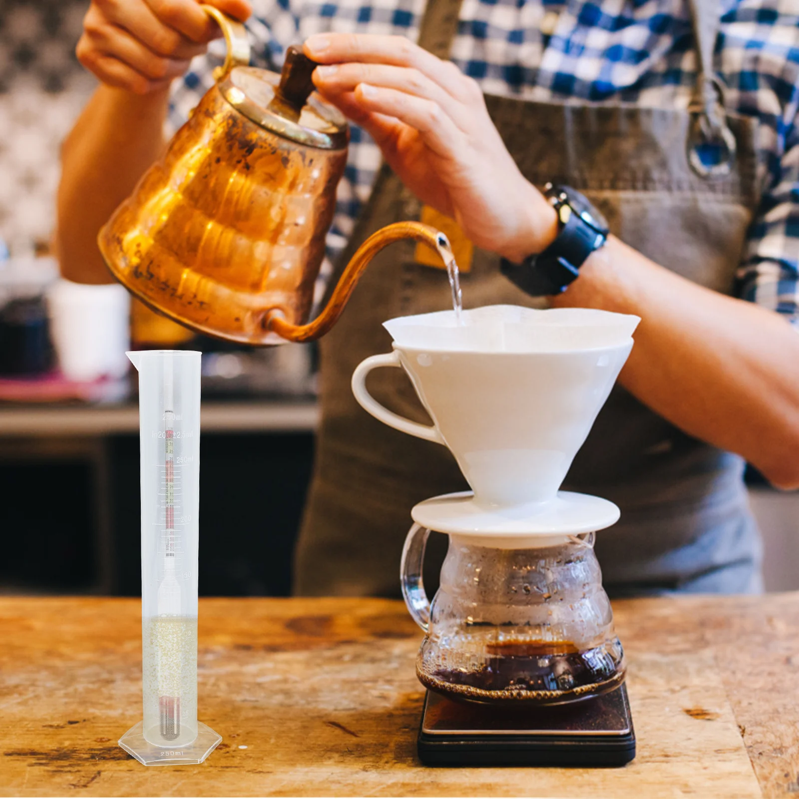 Zestaw do pomiaru zawartości cukru (glukometr) z pojemnikiem do testowania, do piwa, wina, whisky, likierów, zestaw startowy do produkcji piwa.