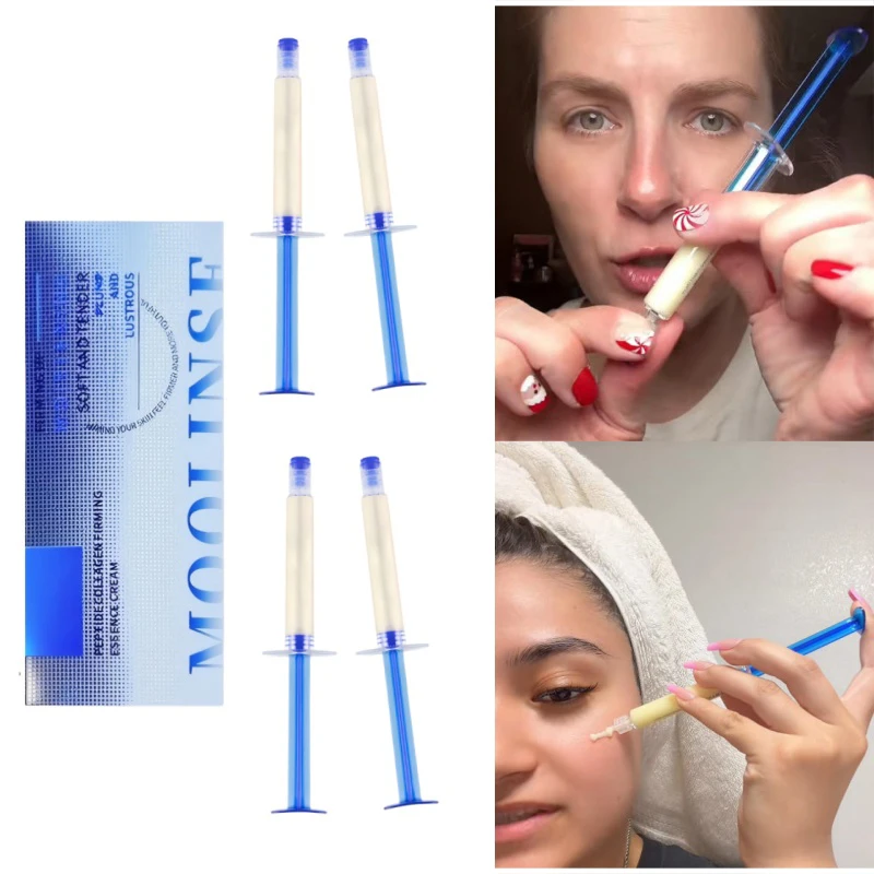 Polypeptide Collagen Elastic Essence Cream Lifting Firming Soft Supple Deeply Moisturizing Gently Repairing Collagen Face Cream