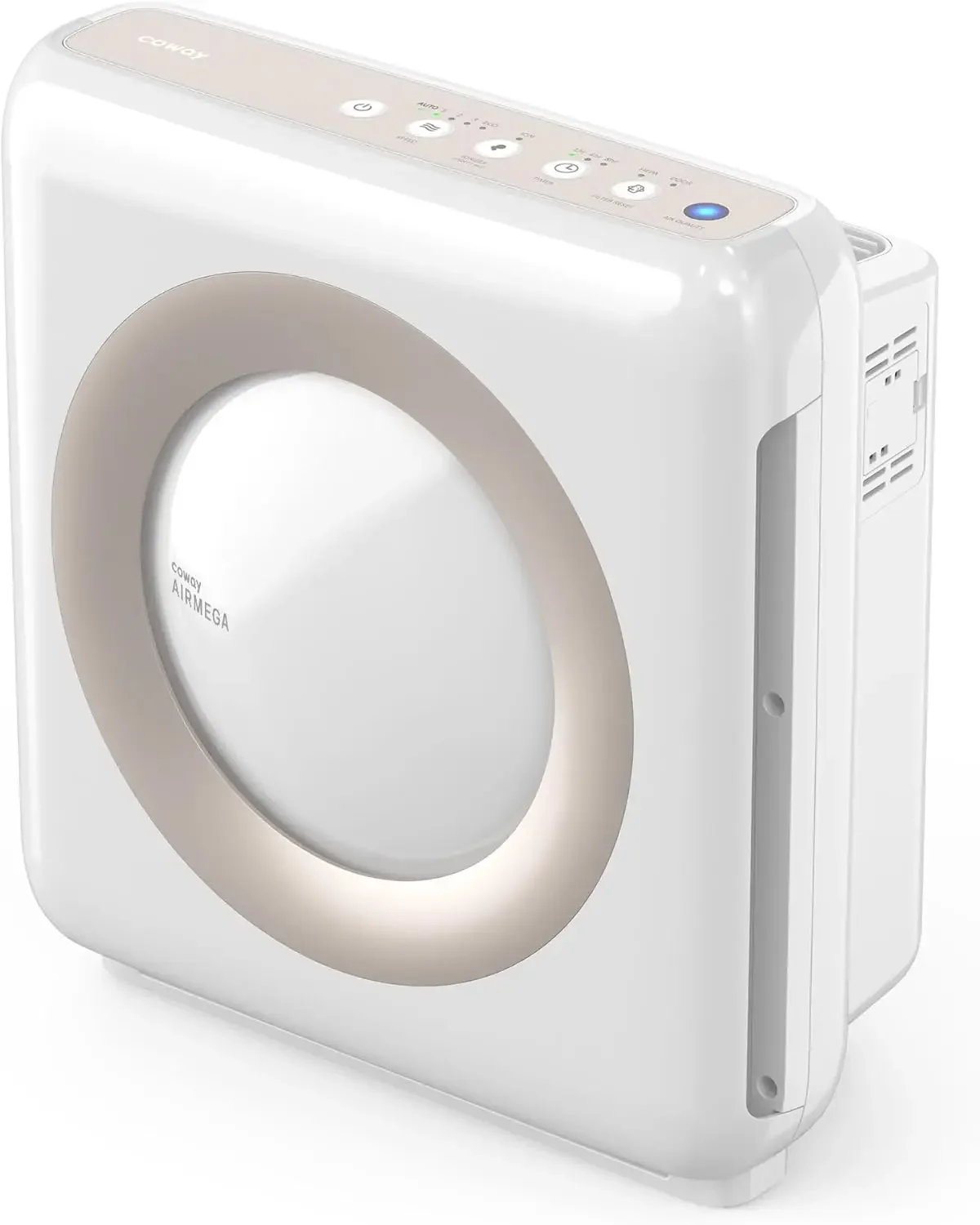 Airmega AP-1512HH(W) True HEPA Purifier with Air Quality Monitoring, Auto, Timer, Filter Indicator, and Eco Mode, 16.8 x 18.3 x