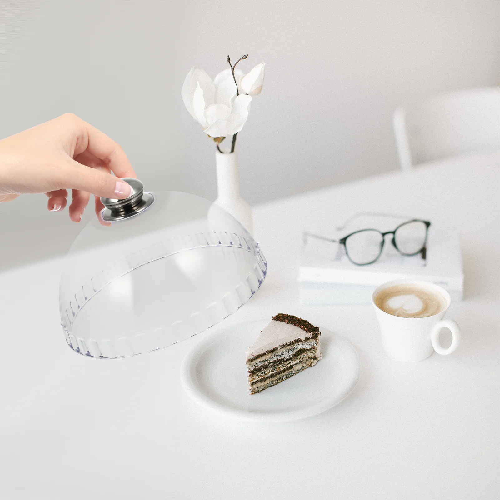 Cake Cover Transparent Plastic Food Protector For Dessert Baking Goods Kitchen Storage Display Dome Cover