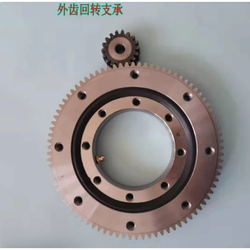 External Gear Slewing Bearing Small Large Turntable Bearing Heavy Duty Slewing Ring for Mechanical Rotating Platform