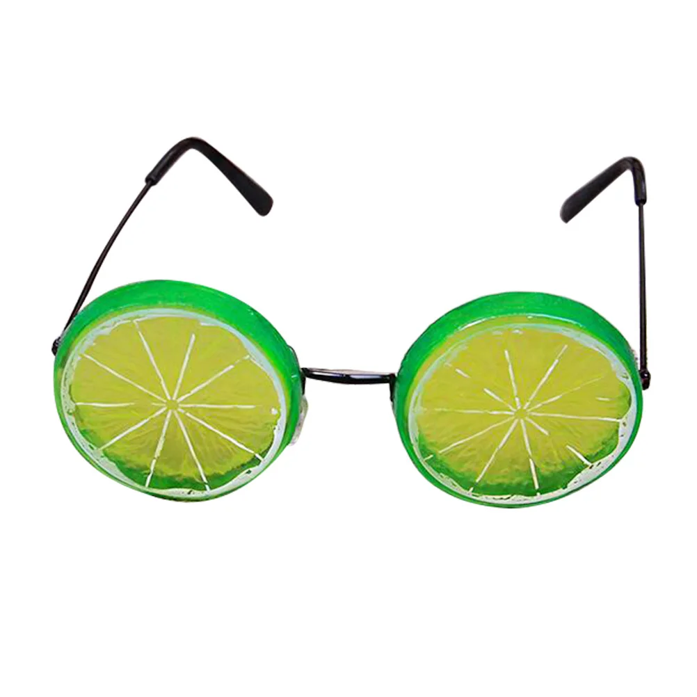 Lemon Eyeglasses Green Soft Comfortable Texture for Funny Party Masquerade Dance Gathering Festival Costume Accessory