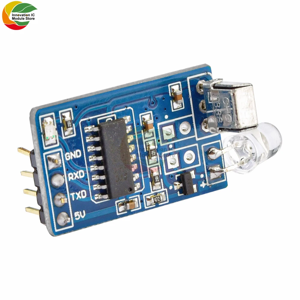 5V Infrared Decoding Module Infrared Wireless Communication NEC Code Pairing Transceiver Serial Communication Coding Module DIY