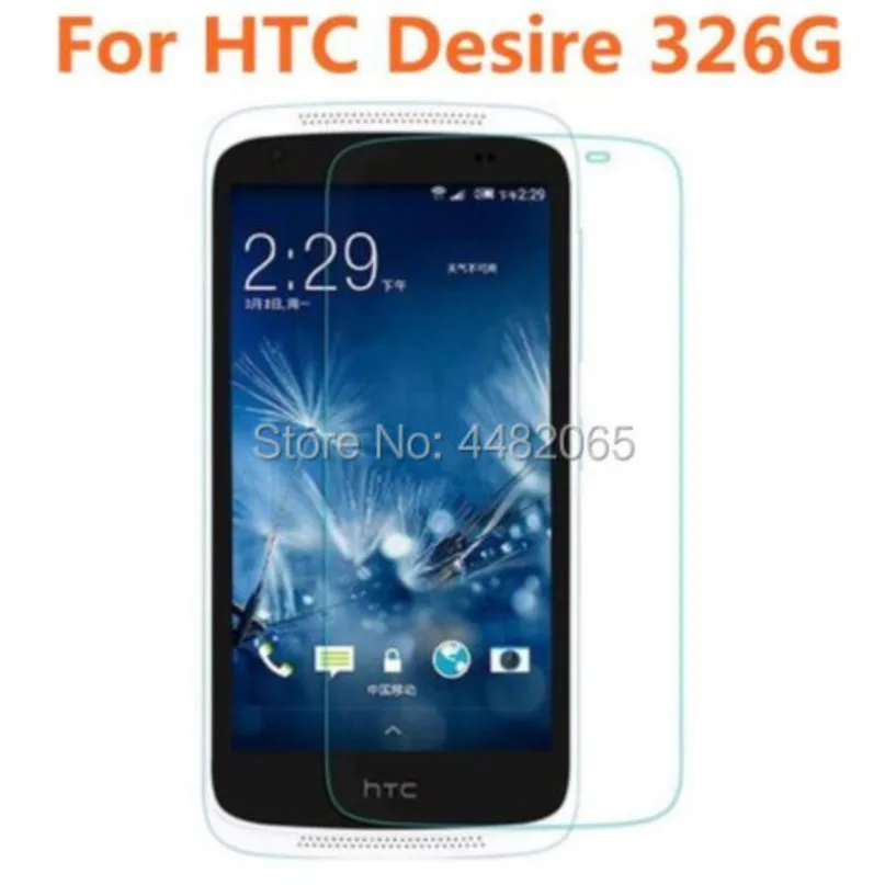 2pcs for htc desire 326g tempered glass front guard protective film clear screen protector on for htc desire 326g