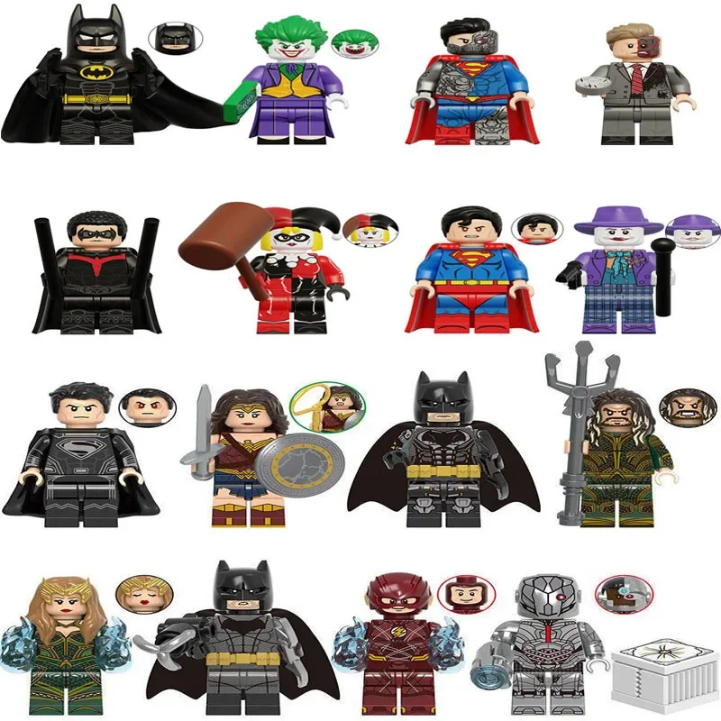 

Hot Toys,superhéroe Batman, Joker.Batman Harley Quinn,CatBuilding Blocks Hero Anime Bricks Dolls Mini Action Toy uilding Blocks