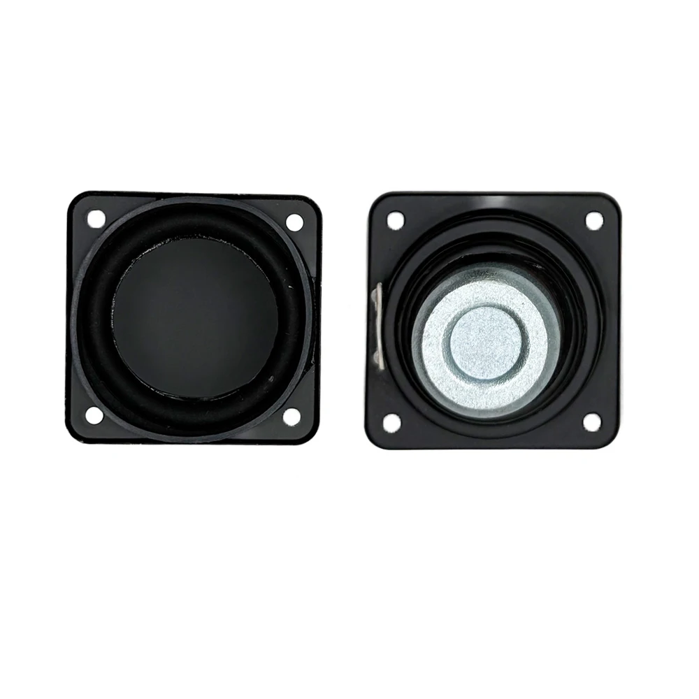 2個/ロット 2インチスピーカー 4Ω 10W フルレンジ 51mm角型 内部磁石 DIY Bluetoothスピーカー HiFiサウンド ラウドスピーカー
