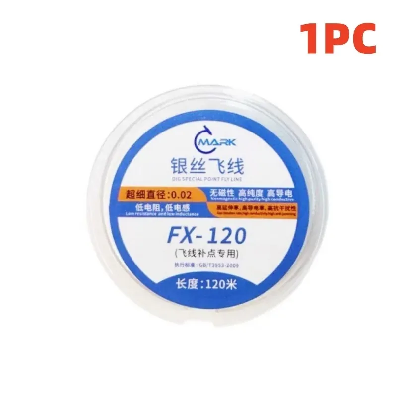 

2025 120m/0.02mm Flying Wire Jumper Line BGA PCB Welding For Phone Tablet Motherboard Soldering Repair Hand Tools