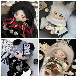 Original Chinese Retro Clothes Set 20CM Cotton Doll DIY Dress Up Props Toy Coat Pants Shoes Stuffed Idol Dolls Accessories