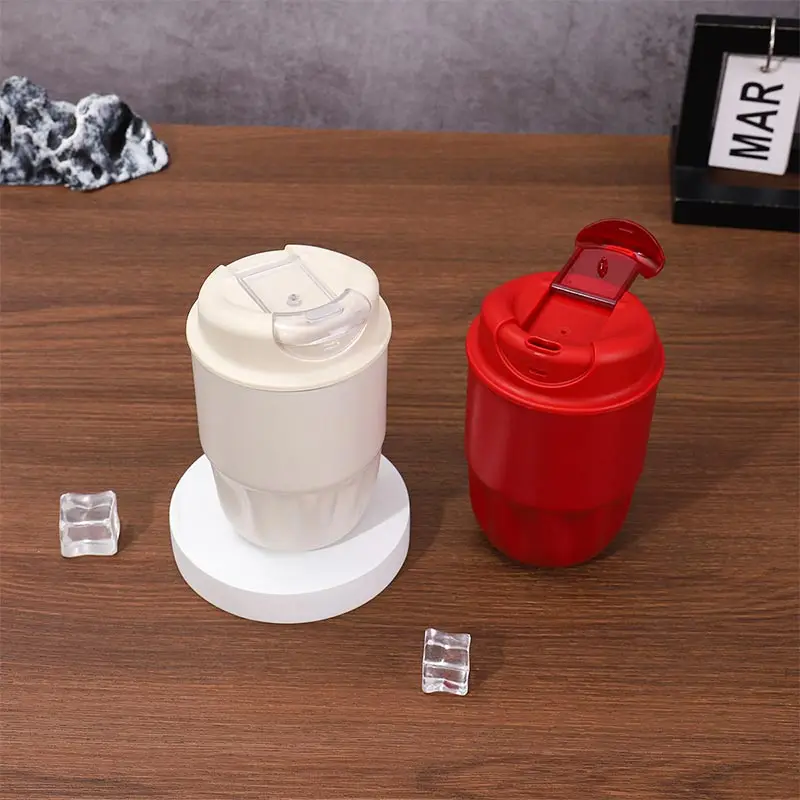 

Изолированная чашка в стиле ретро, вакуумная чашка для кофе из нержавеющей стали 316, изолированный стакан с соломинкой, портативный мини-термос, Рождественский подарок