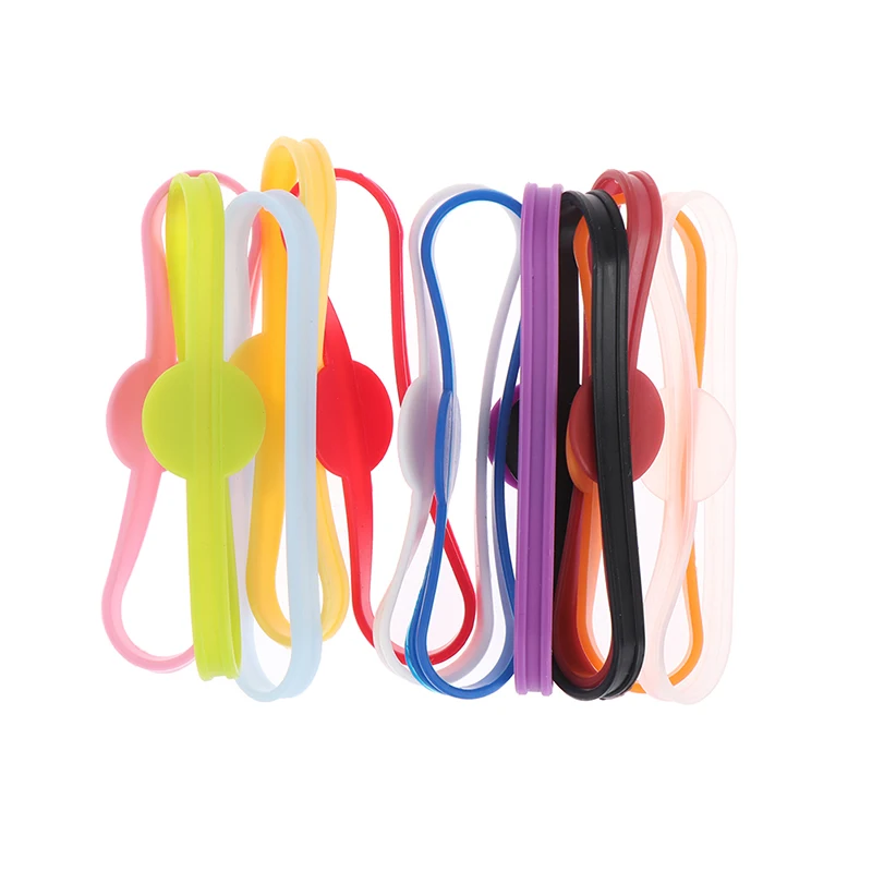 12PC Silicone Drink Markers Wine Glass Charms Glass Cup Glass Bottle Strip Tag Marker Labels for Cups Cocktail Glass Party Guest