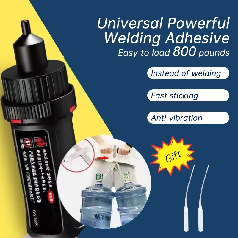 High Strength Oil-Based Multi-Use Repair Adhesive for Plastic Glass Wood Metal, Ceramic & Crafts