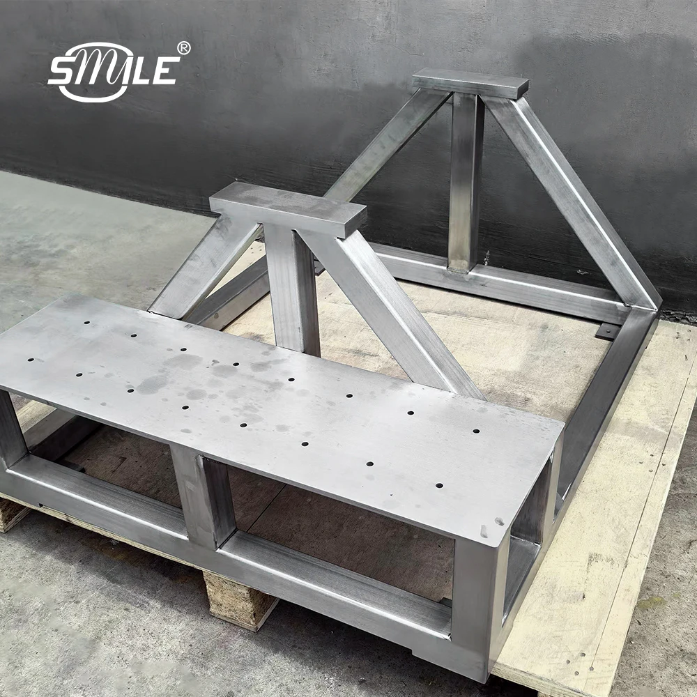 CHNSMILE OEM custom aluminum structure welding frame pipe sheet metal processing