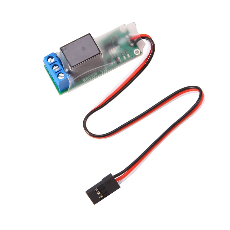 

【BRAND NEW】6PCS RC PWM Electronic Relay Switch For RC Airplane DIY Model Navigation Lights Controller Universal K1 Switch