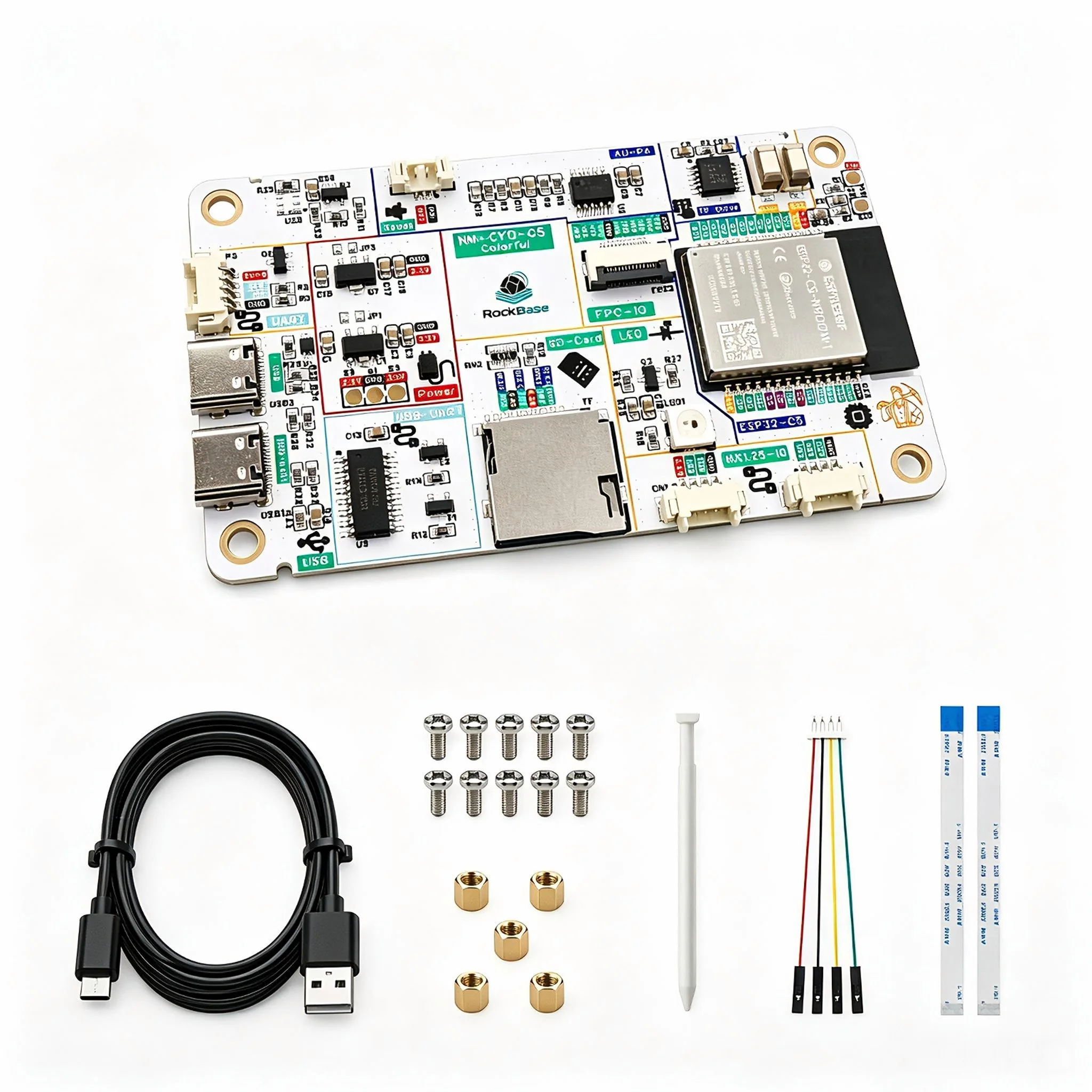 2,8-calowy ekran, dwupasmowy WiFi, kompatybilny z ESP32-C5, NM-RF-HAT, GPT Claude, NM-CYD-C5, płytka OpenClaw AI Agent do urządzeń IoT — zdjęcie produktu 5