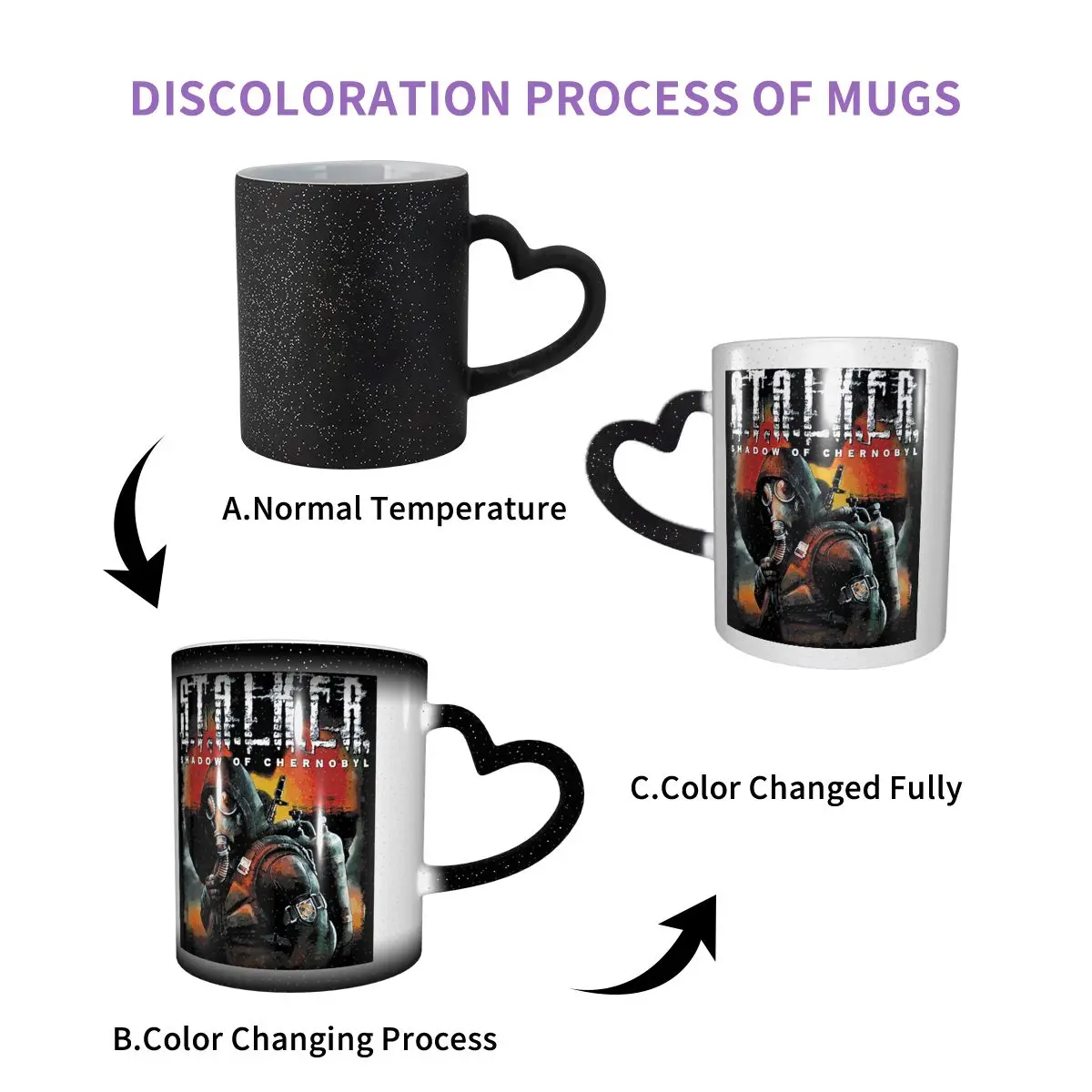 Stalker Shadow Of Chernobyl Mug Funny Ceramic Coffee Cups Tea Mugs Milk Cup Drinkware Gifts for Friends