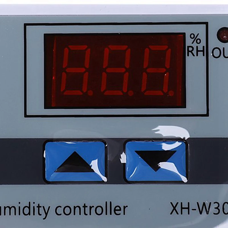 XH-W3005 AC 110-220V 10A Digital Humidity Controller 0-99%RH Humidity Regulator With Humidity Sensor