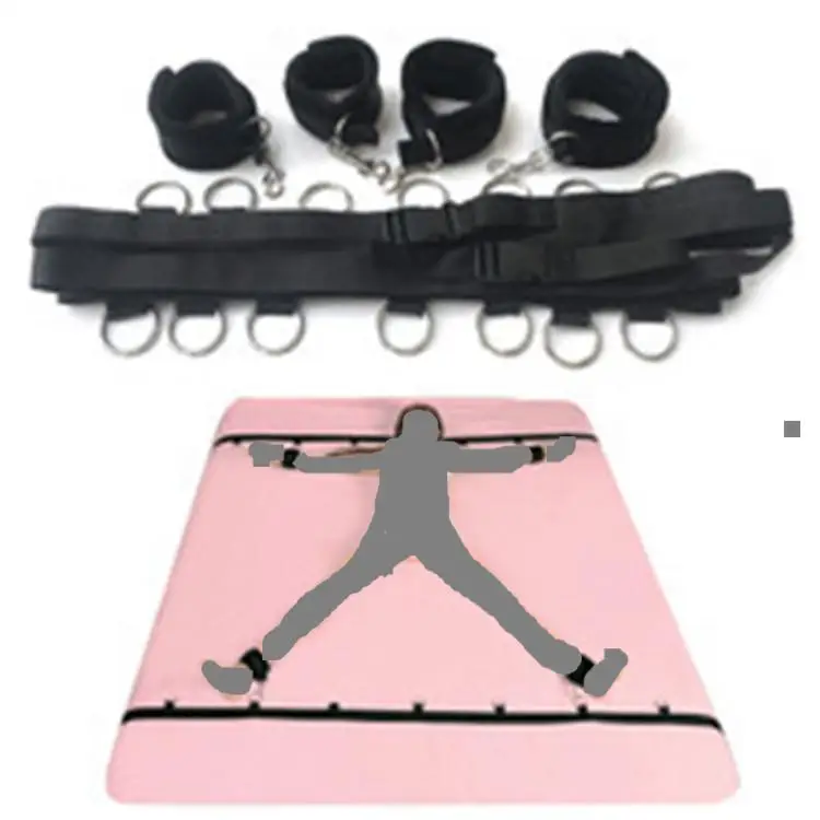 Sexspielzeug BDSM Kits Plüsch Sex Bondage Set Handschellen Sex spiele Peitsche Knebel Nippel Klammern Sexspielzeug für Paare exotische Accessoires 18