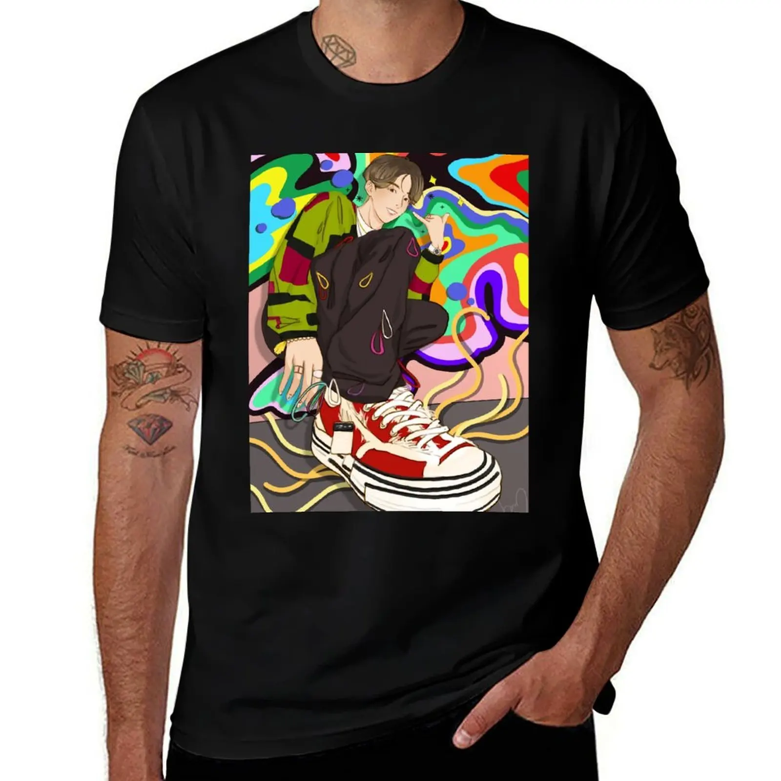 chicken noodle soup T-Shirt Urban Casual Loose Fit Tee T-Shirt