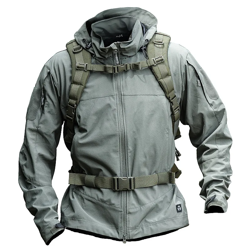 Chaqueta de senderismo para hombre, chaqueta táctica Softshell a prueba de viento, forro polar impermeable, escalada al aire libre, pasarela personalizada, otoño e invierno, nuevo