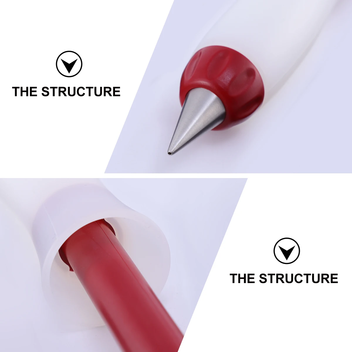 

Cake Decorating Pen Set Silicone Nozzle Mouth Piping Pen for Bakery Wedding Birthday Graduation Dessert Decoration Tools