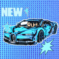 2025 Technical Bugattied Chirons Compatible Race Car Model Bricks Model Building Blocks DIY Toy for Boys Kids Birthday Gift