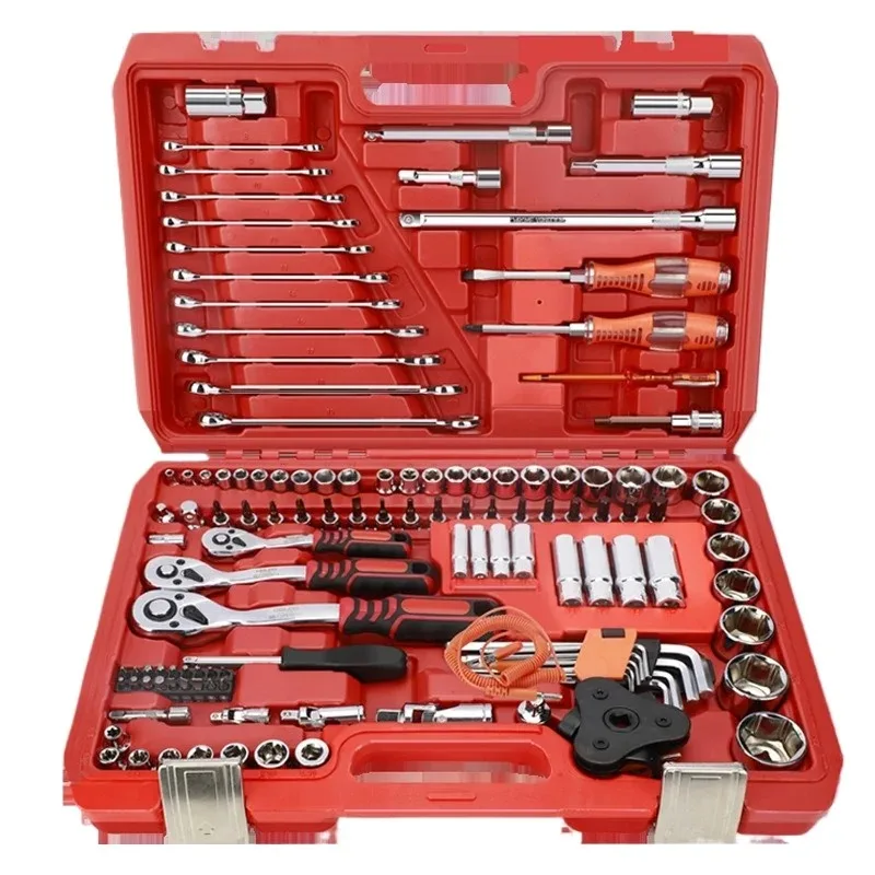

Multifunctional Socket Wrench Set, 72-Tooth Ratchet Tool Kit for Car & Home Repair