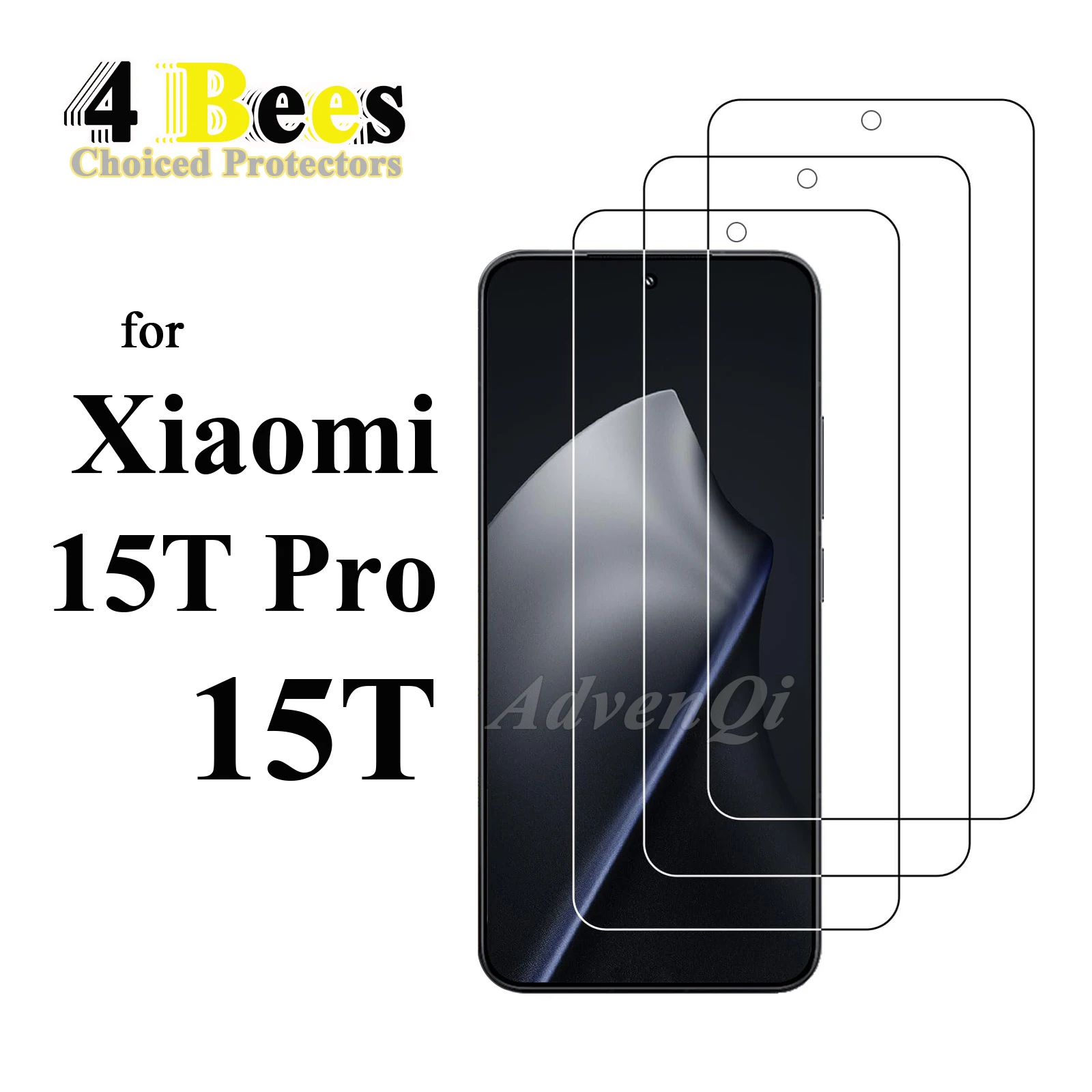 1-4 Stück gehärtetes Glas für XIAOMI 15T XIAOMI15T Pro Displayschutzfolie, schützende Mica-Kristall-Anti-Kratz-Hülle, hüllenfreundlich