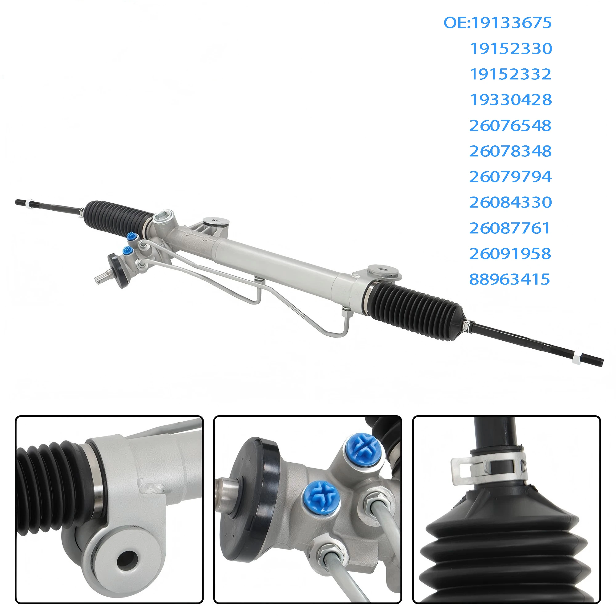 

Power Steering Rack 19133675 19152330 for Chevy Silverado GMC Sierra 1500 1999-2006 2WD Hydraulic LHD Steering Gear