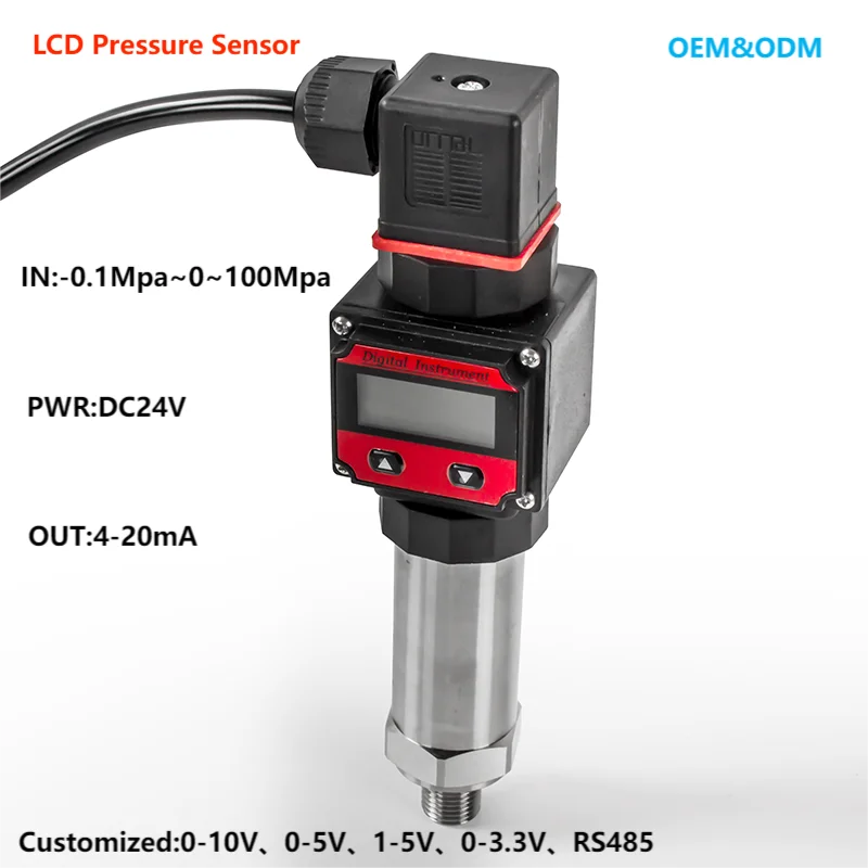 Hersman pressure transmitter high precision pneumatic hydraulic oil pressure water