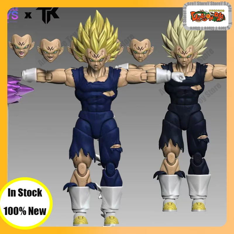 

New Black Hole Toys & TK Dragon Ball SHF Super Saiyan SSJ Majin Vegeta Full Power Anime Action Figures Models Gift