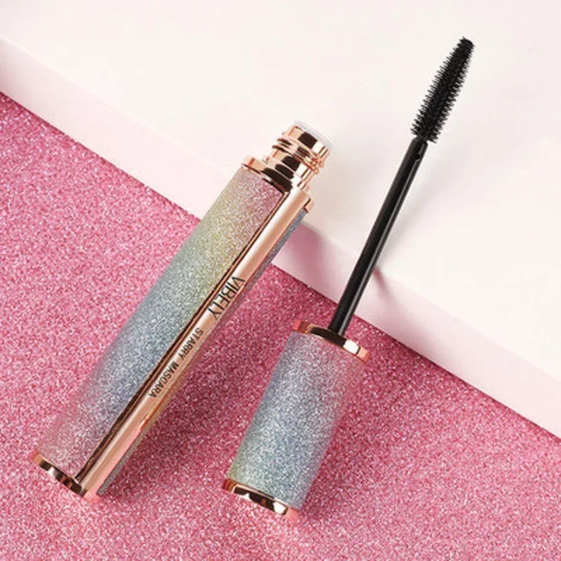 4D Silk Fiber Lash Mascara Long Curling Mascara Makeup Eyelash Black Waterproof Fiber Mascara Eye Lashes Makeup Fluffy Volume