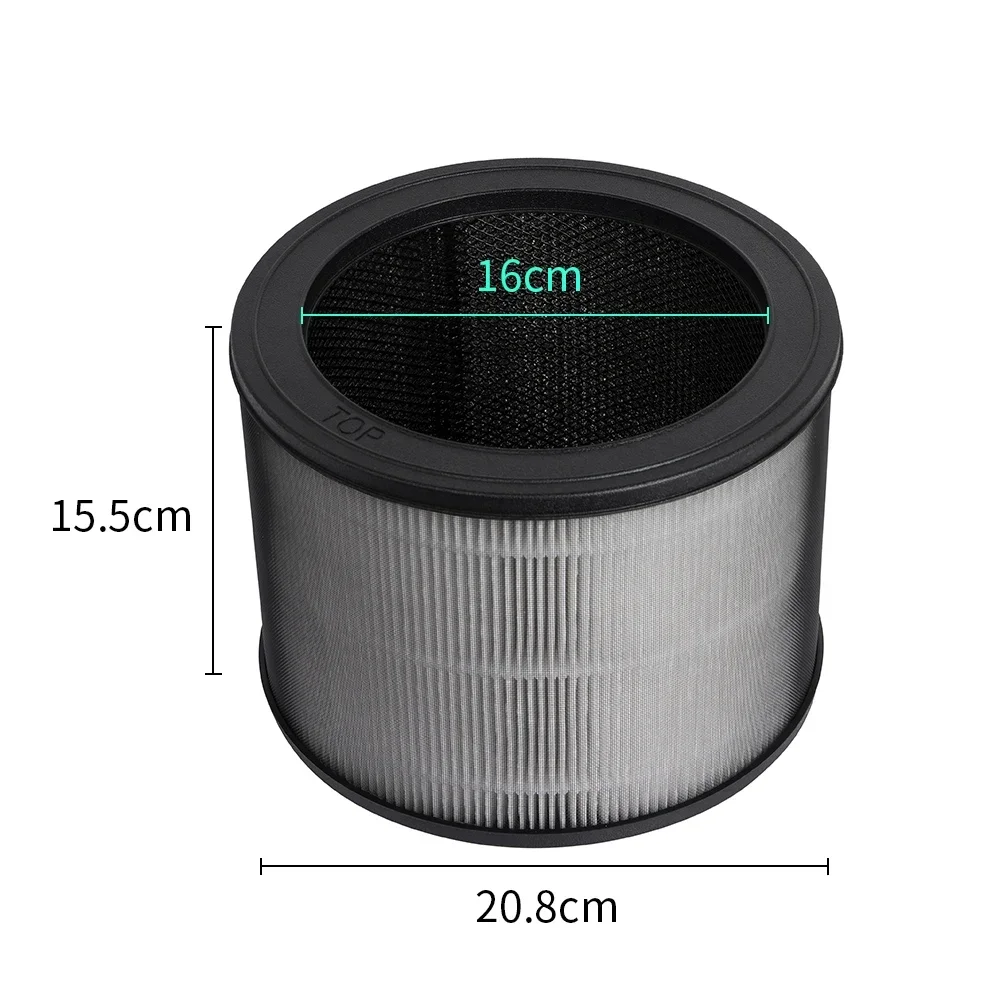 استبدال فلتر Hepa 3 في 1 H13 True 1712-0100-00 متوافق مع منقي الهواء Winix A230 وA231