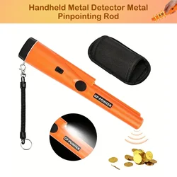 NEW Upgrade GP Professional Handheld Metal Detector Finder Pinpointer Probe Pinpointing Waterproof 360° pinpoint tip side-scan