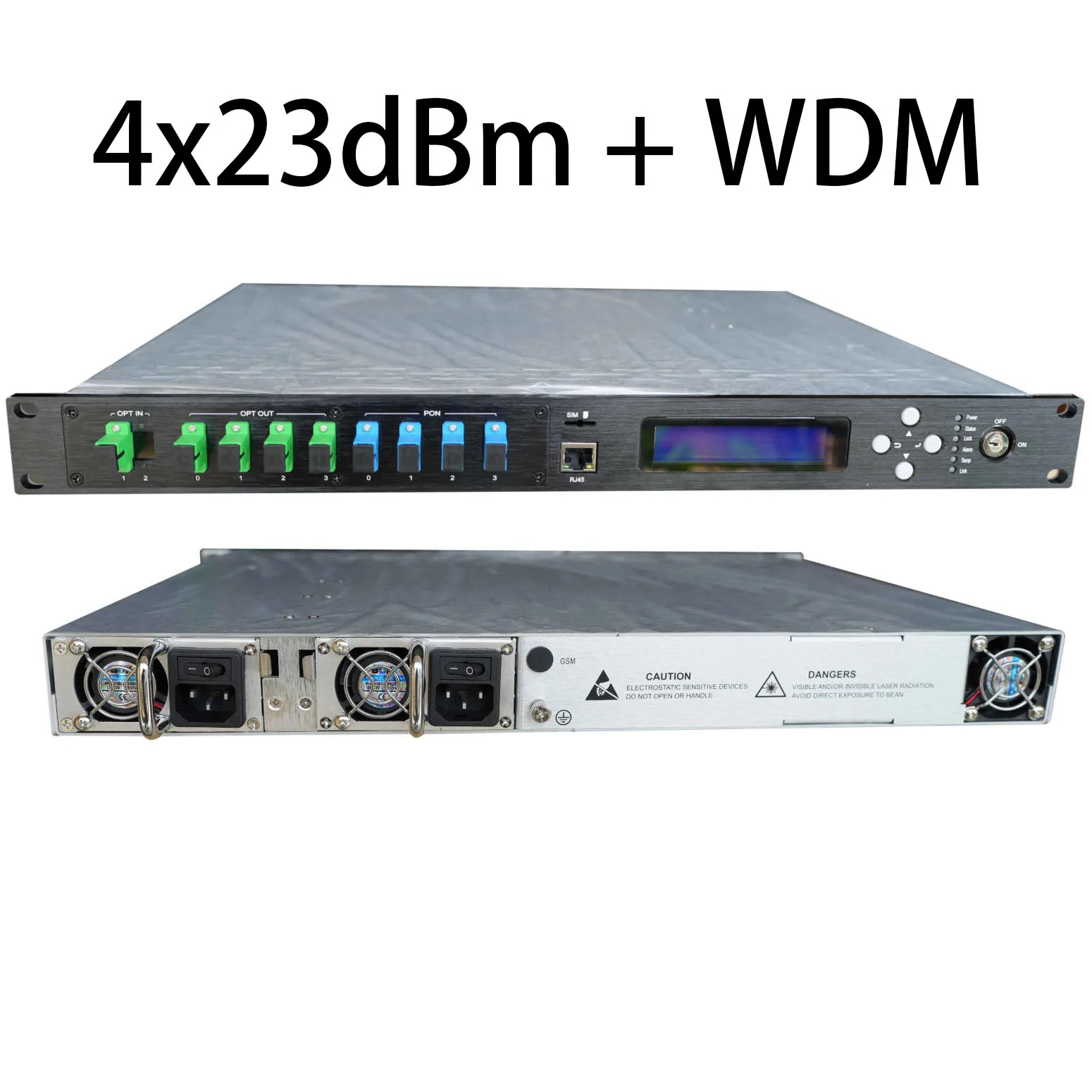 EDFA 1550nm Fiber Amplifier Cable with WDM Technology Niobium-Doped Erbium Fiber Amplifier (EDFA)