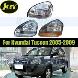 Car Front Bumper Headlight Headlamp For Hyundai Tucson 2005-2009 Head Light Head Lamp