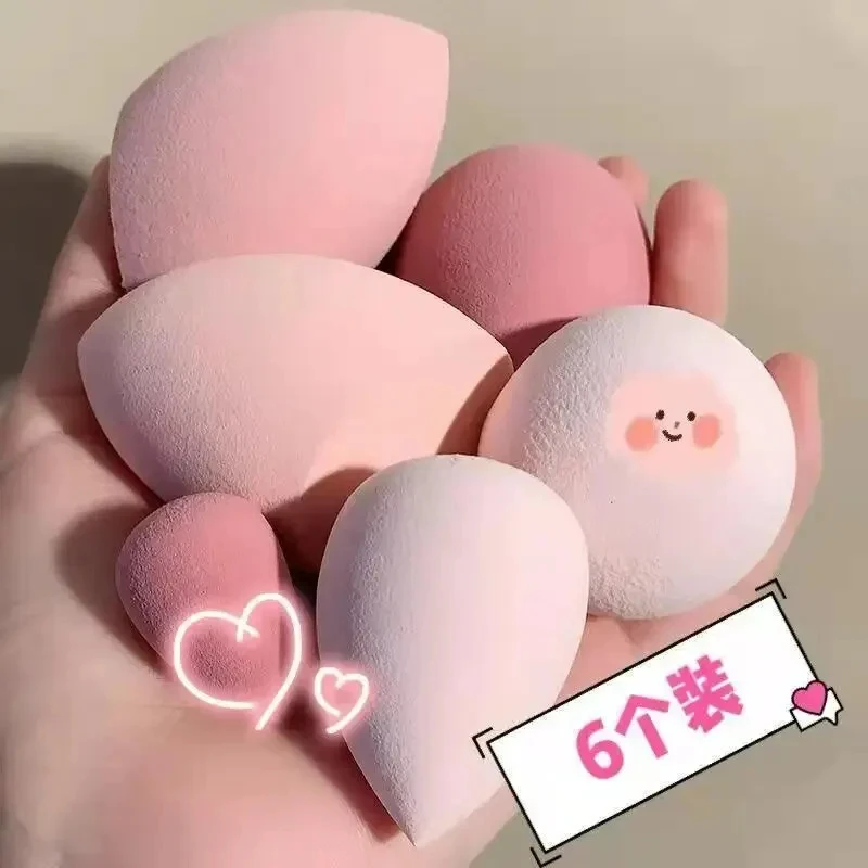 Makeup Egg Dry Wet Dual Use Water Droplets Diagonal Cut Makeup Egg Independent Packaging No Powder Makeup Egg Powder Puff